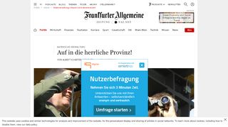 
                            10. Staatsverwaltung in Bayern wird dezentralisiert - FAZ