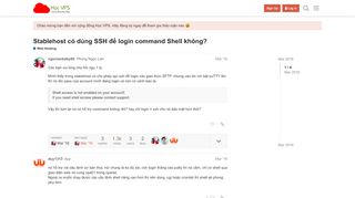 
                            8. Stablehost có dùng SSH để login command Shell không? - Web ...