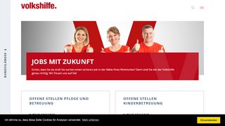 
                            12. Stabstelle für Qualitäts- und Contentmanagement - Volkshilfe Jobs