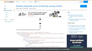 
                            13. Stacked collapsable menu's in Bootsrap causing conflicts - Stack ...