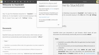 
                            5. StackEdit – Editor