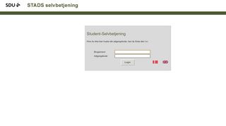 
                            1. STADS Selvbetjening ver. 15.6.1 build 15084: Login