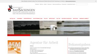 
                            10. Stadt Bad Säckingen - Agentur für Arbeit