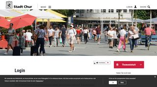 
                            5. Stadt Chur - Login