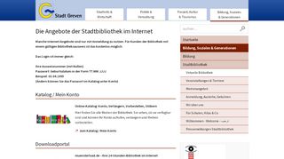 
                            11. Stadt Greven - Virtuelle Bibliothek