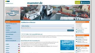 
                            3. Stadt Münster: Stadtbücherei - Stadtbücherei Münster - Startseite