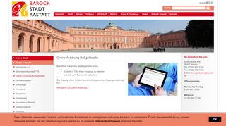 
                            5. Stadt Rastatt: Online-Anhörung Bußgeldstelle