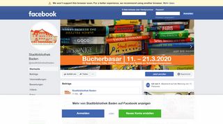 
                            11. Stadtbibliothek Baden - Startseite | Facebook