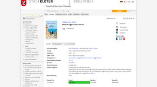 
                            12. Stadtbibliothek Kloten Online Katalog: - bibliotheken-zh.ch