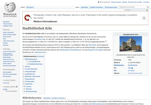 
                            9. Stadtbibliothek Köln – Wikipedia
