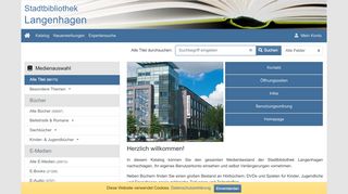 
                            4. Stadtbibliothek Langenhagen - allegro-OEB WebOPAC - Startseite