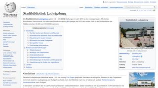 
                            13. Stadtbibliothek Ludwigsburg – Wikipedia