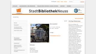 
                            1. Stadtbibliothek Neuss - Home