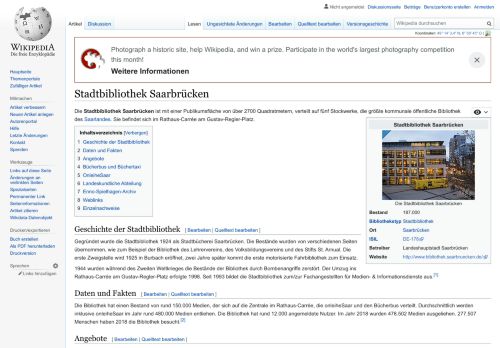 
                            12. Stadtbibliothek Saarbrücken – Wikipedia