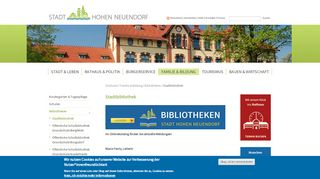 
                            2. Stadtbibliothek | Stadt Hohen Neuendorf