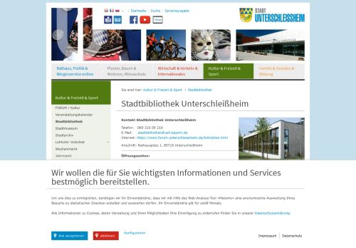 
                            5. Stadtbibliothek Unterschleißheim - Stadtbibliothek - Stadt ...