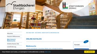 
                            4. Stadtbücherei Ehingen | Katalog |