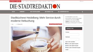 
                            11. Stadtbücherei Heidelberg: Mehr Service durch moderne Verbuchung