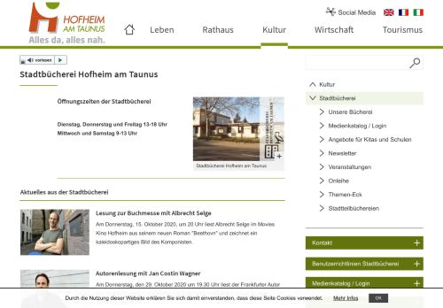 
                            2. Stadtbücherei | Hofheim am Taunus - Stadt Hofheim am Taunus