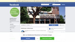 
                            8. Stadtbücherei Rüsselsheim - Startseite | Facebook