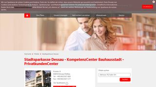 
                            8. Stadtsparkasse Dessau - KompetenzCenter Bauhausstadt ...