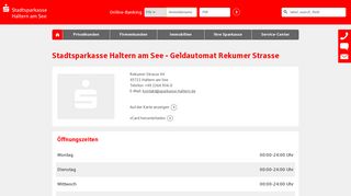 
                            8. Stadtsparkasse Haltern am See - Geldautomat Rekumer Strasse ...