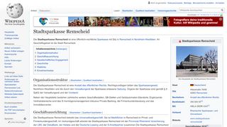 
                            10. Stadtsparkasse Remscheid – Wikipedia