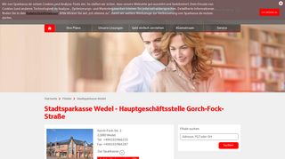 
                            2. Stadtsparkasse Wedel - Hauptgeschäftsstelle Gorch-Fock-Straße ...