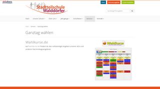 
                            4. Stadtteilschule Walddörfer: Ganztag wählen