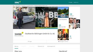 
                            10. Stadtwerke Böblingen GmbH & Co. KG als Arbeitgeber | XING ...