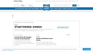 
                            9. STADTWERKE-EMDEN | News & Bilder - NWZonline