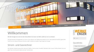 
                            12. Stadtwerke Engen GmbH - Herzlich Willkommen