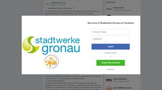 
                            13. Stadtwerke Gronau - Facebook