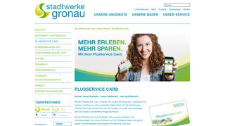 
                            6. Stadtwerke Gronau - PlusService Card