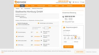 
                            7. Stadtwerke Homburg GmbH - Verivox