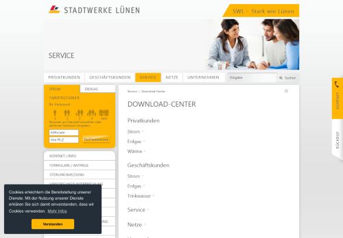 
                            10. Stadtwerke Lünen: Download-Center