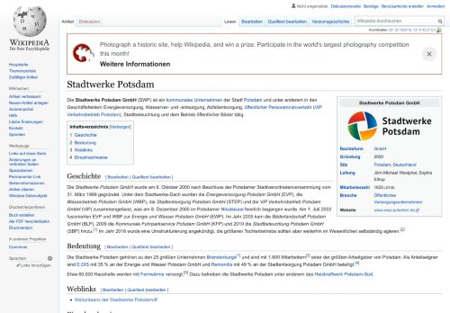 
                            2. Stadtwerke Potsdam – Wikipedia
