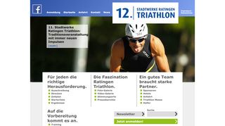 
                            8. Stadtwerke Ratingen Triathlon: Home