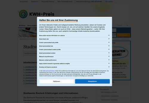 
                            12. Stadtwerke Rostock - Test, Erfahrungen, Bewertung SW Rostock Strom