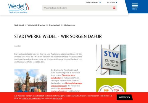 
                            3. Stadtwerke Wedel - wedel.de