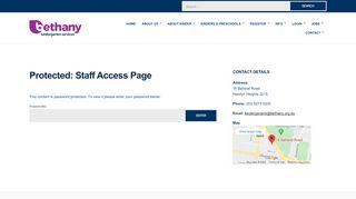 
                            13. Staff Access Page - BKS | Bethany Kindergarten Services