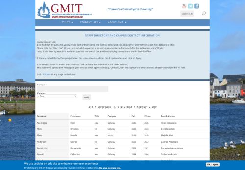 
                            3. Staff Directory | GMIT