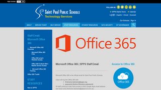 
                            1. Staff Email: Microsoft Office 365 / Microsoft Office 365 Overview