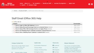 
                            5. Staff Email (Office 365) Help - Faculty/Staff - Imperial Valley ...