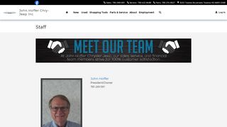 
                            12. Staff | John Hoffer Chrysler Jeep