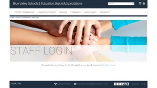 
                            9. Staff Login - Blue Valley Schools