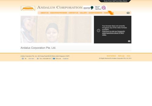 
                            4. Staff Login Portal - Andalus Corporation Pte. Ltd.