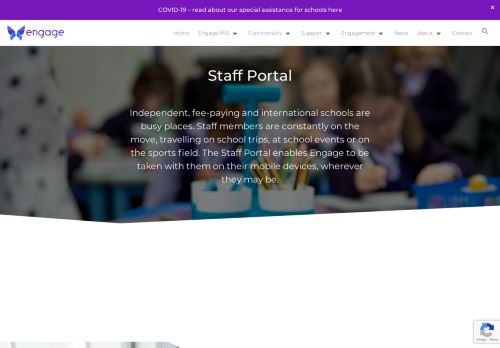 
                            2. Staff Portal - Double First Engage school management ...
