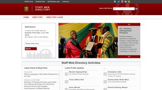 
                            7. Staff Web Directory, KNUST - KNUST Admissions System