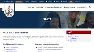 
                            2. Staff | Williamson County Schools